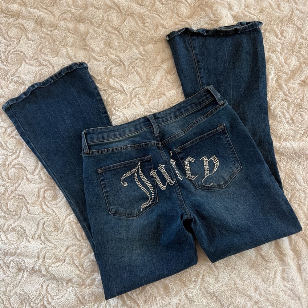 Juicy Couture LowRise Bootcut W/ Rinestones